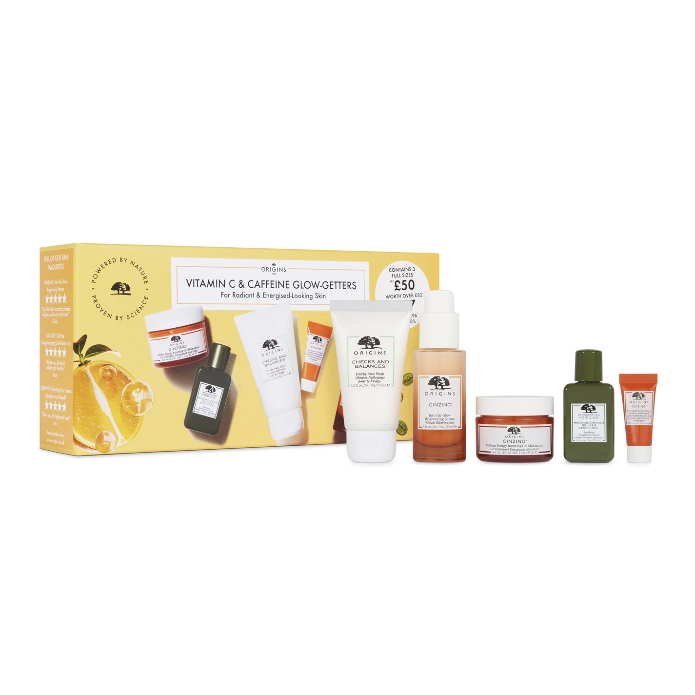 Origins GinZing Vitamin C & Caffeine Superheroes Set 1 Origins GinZing Vitamin C & Caffeine Superheroes Set