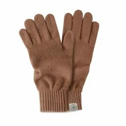 Mulberry Knitted Long Gloves